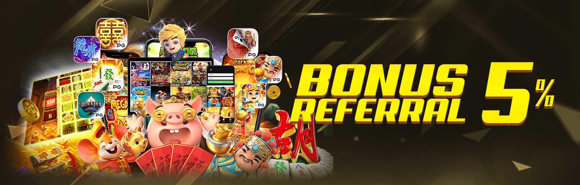 BONUS REFFRAL 5%